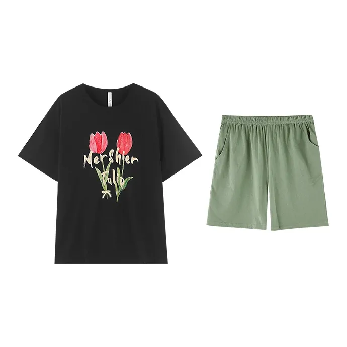 X QINGE Women's Pajama Sets-0