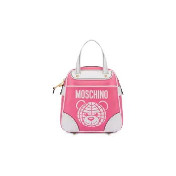 MOSCHINO Cotton Shoulder Bag, Crossbody Bag, Handbag Women's Pink
