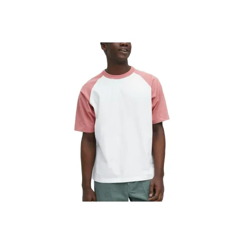 UNIQLO T-Shirts Unisex Peach Pink