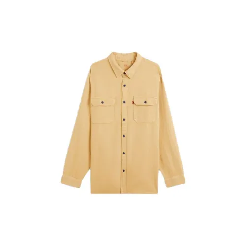 Levis Shirts Men Light Brown