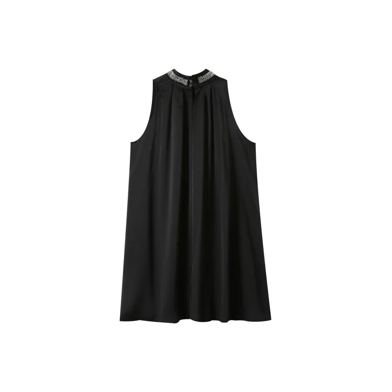 EIDOLON GRAIN Sleeveless Dress Women's Black-1