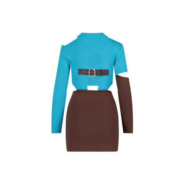 ANDERSSON BELL Cut out Two tone Dress-1