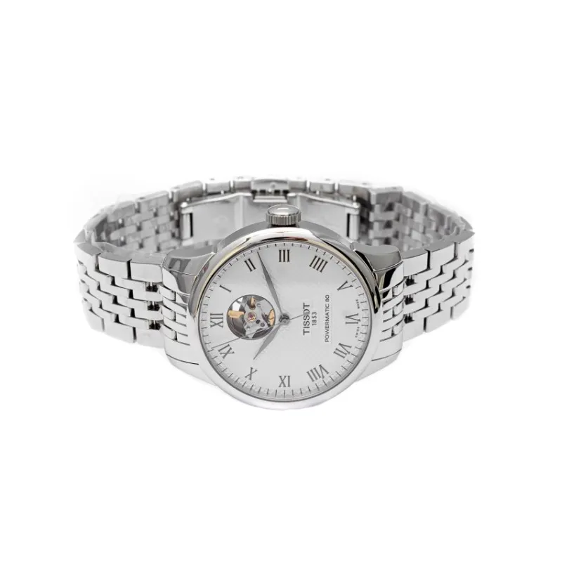 TISSOT Le Locle Collection Mechanical Movement Men's Watch 39.3mm White Dial-1