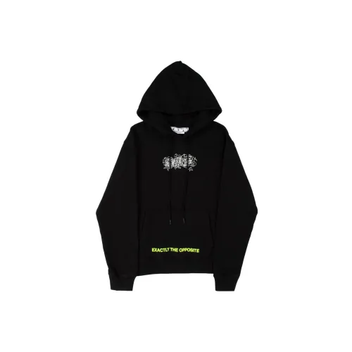 OFF-WHITE Graffiti Layer Slim Hoodie 