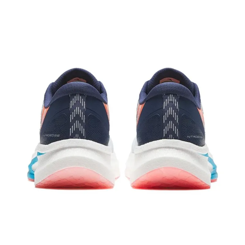Anta Champion 2nd Gen Anti Slip Wear Resistant Low Top Running Shoes Men's Gray Blue Orange-2