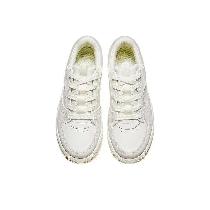 Anta C37 Series Slip Resistant Shock Absorbers Low Top Skateboard Shoes Women's White-2