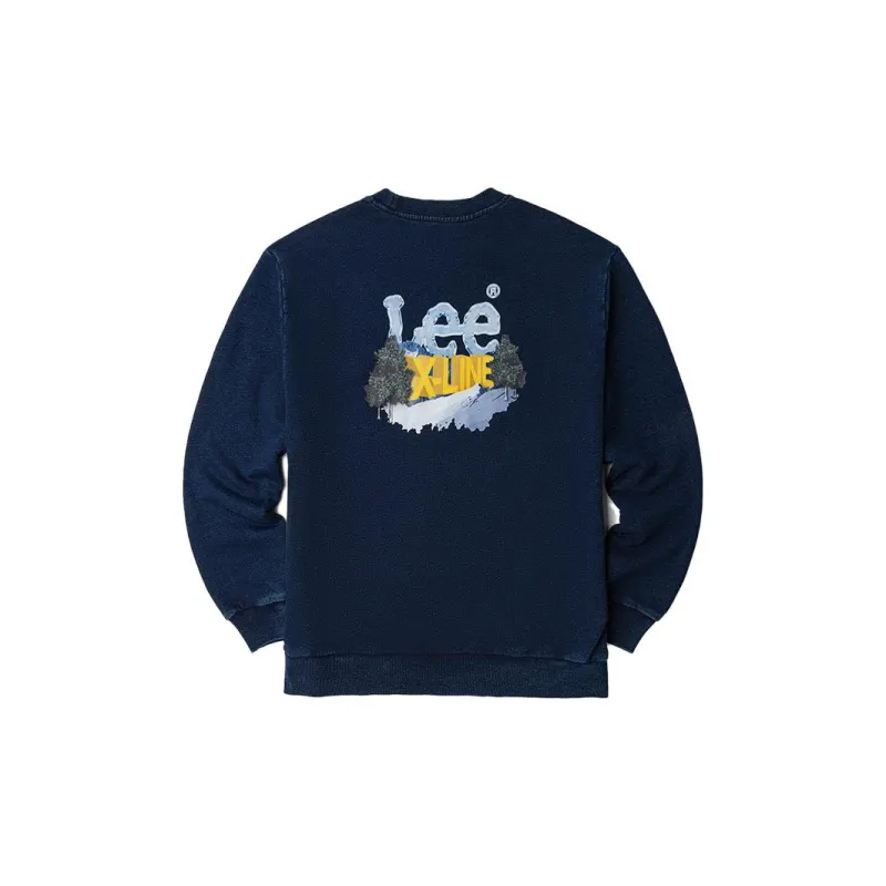 Lee Xline Sweatshirts Men Medium Dark Blue-1