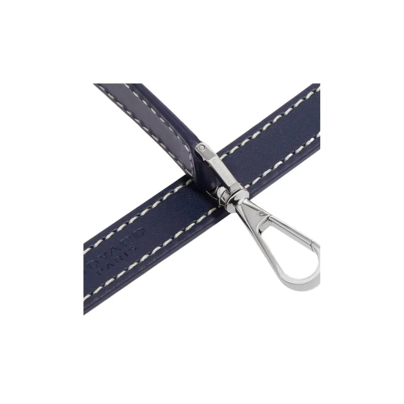 GOYARD Cow Leather Bag Straps Small Size Unisex Marine Blue-2