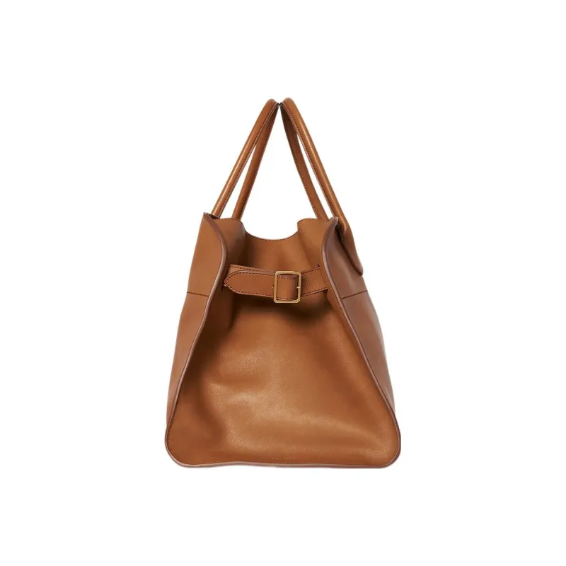 THE ROW Leather Tote Bag, Shopping Bag, Shoulder Bag Regular Women's Orange-2