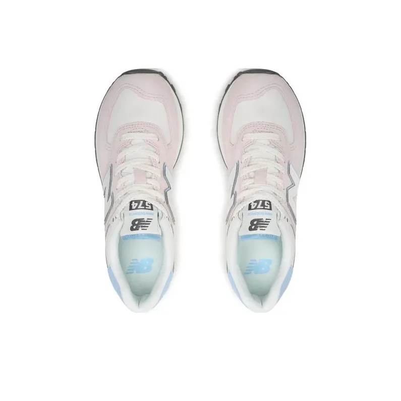 New Balance 574 Stone Pink Sea Salt Blue Haze Women's-2