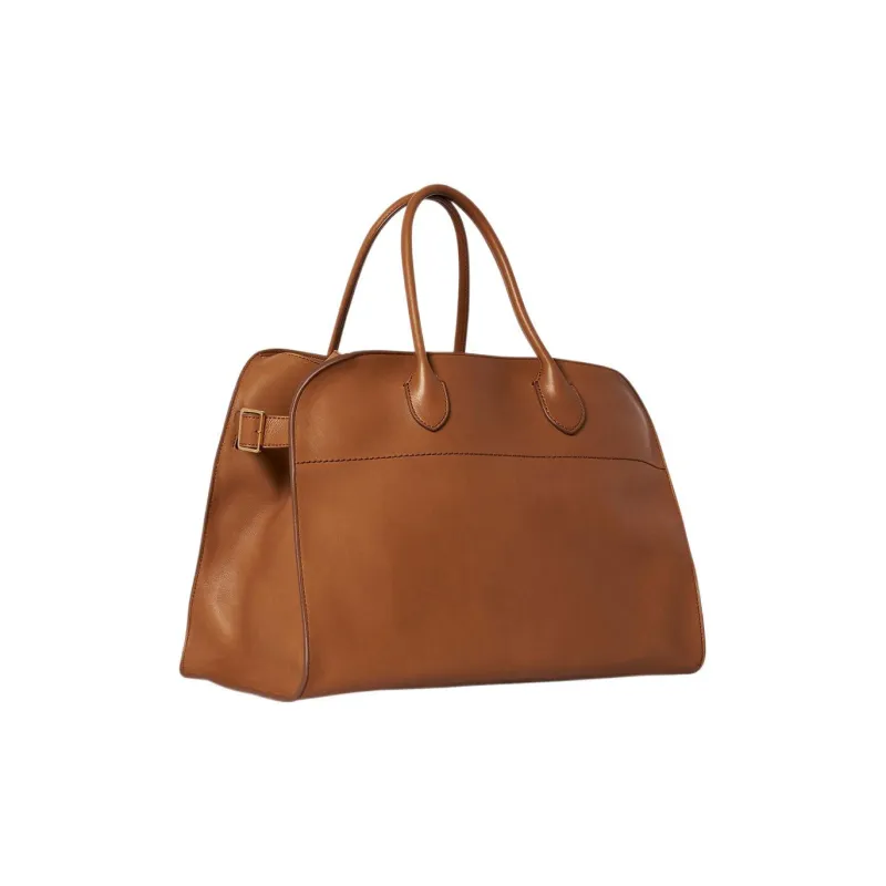THE ROW Leather Tote Bag, Shopping Bag, Shoulder Bag Regular Women's Orange-1
