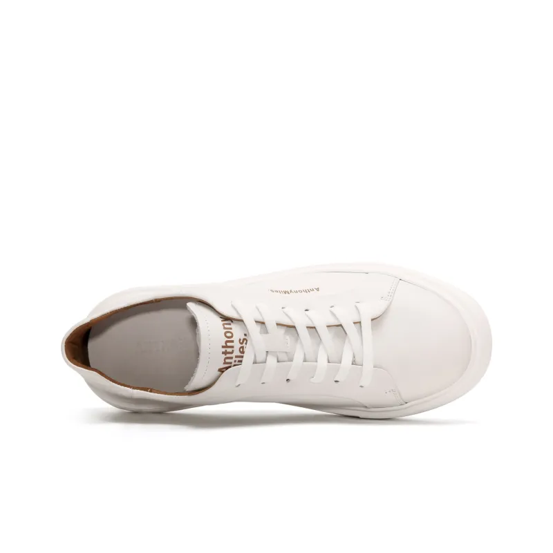 Anthony Miles Stylish Skateboarding Shoes Men's White-2