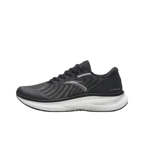 ANTA Champion Series Running Shoes Men Low-Top Black/Silver