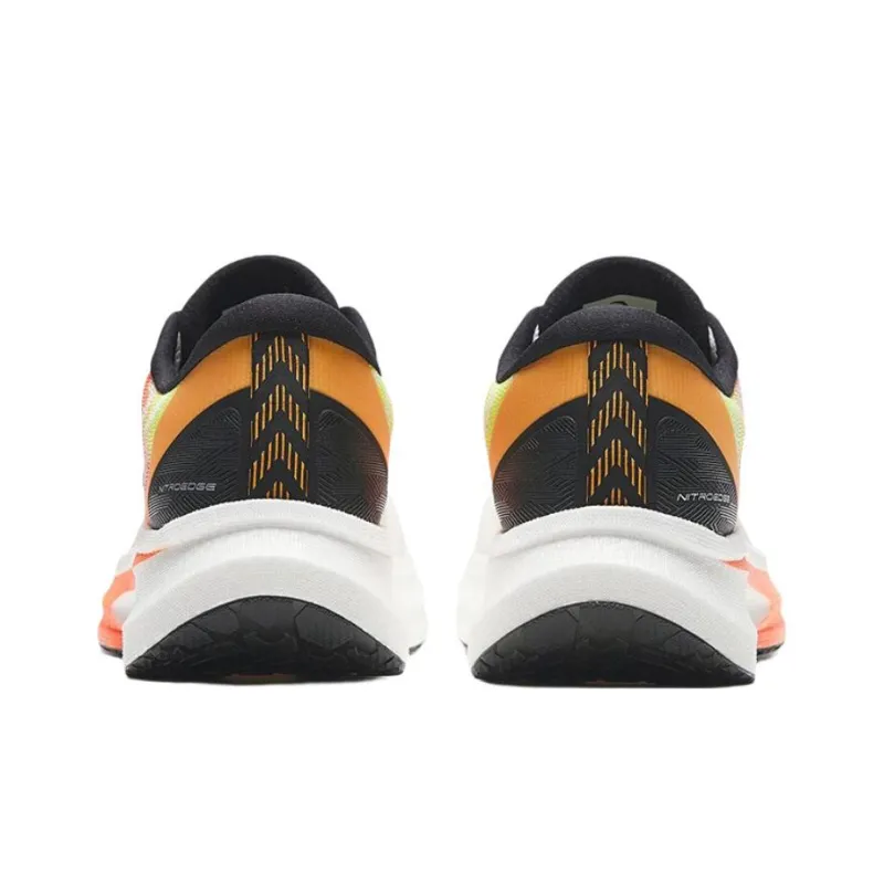 Anta Champion Series Cushioned Slip Resistant Low Top Running Shoes Men's White Orange-3