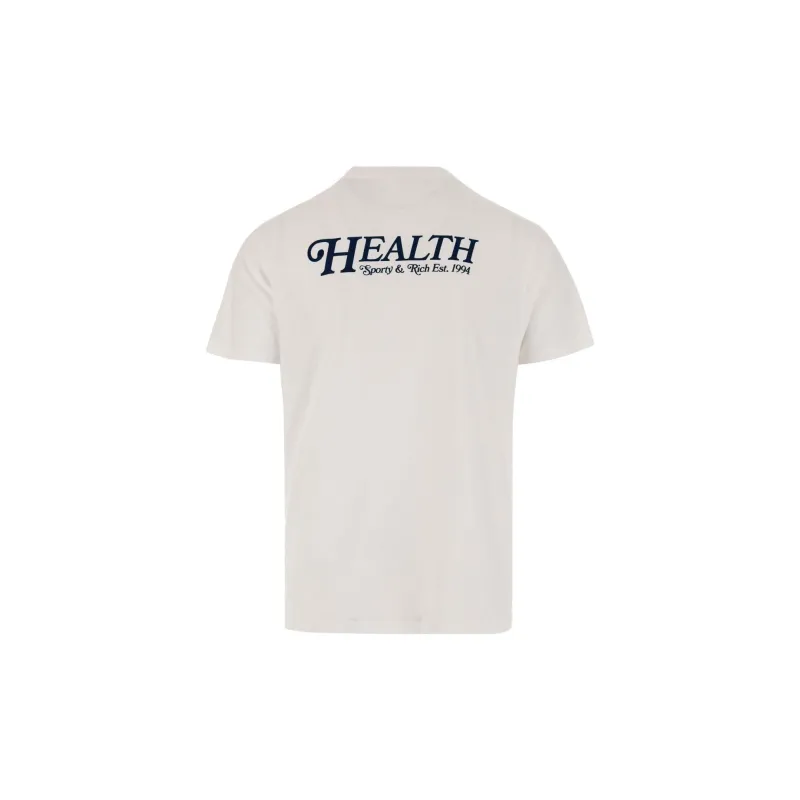 SPORTY & RICH 70s Health Logo print T shirt-1