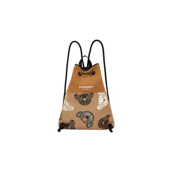 Burberry Leather Backpack Regular Kids' Beige
