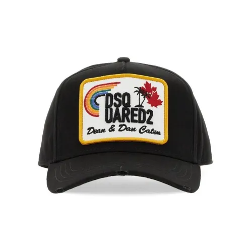 DSQUARED 2 Logo Embroidered Distressed Trucker Cap