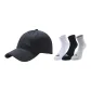 Navy Blue Hats & Caps+3 Pack Casual Socks
