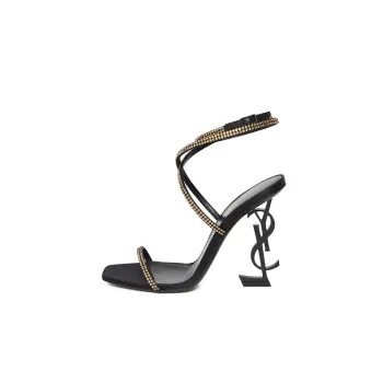 SAINT LAURENT One Strap Sandals 11cm Women's Black
