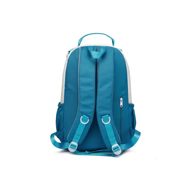 NOMK Nylon Canvas Travel Bag Handbag Laptop Bag Backpack Regular Unisex Multicolor-3