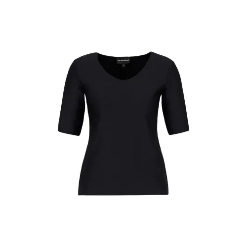 EMPORIO ARMANI Crop Tops Women's Black