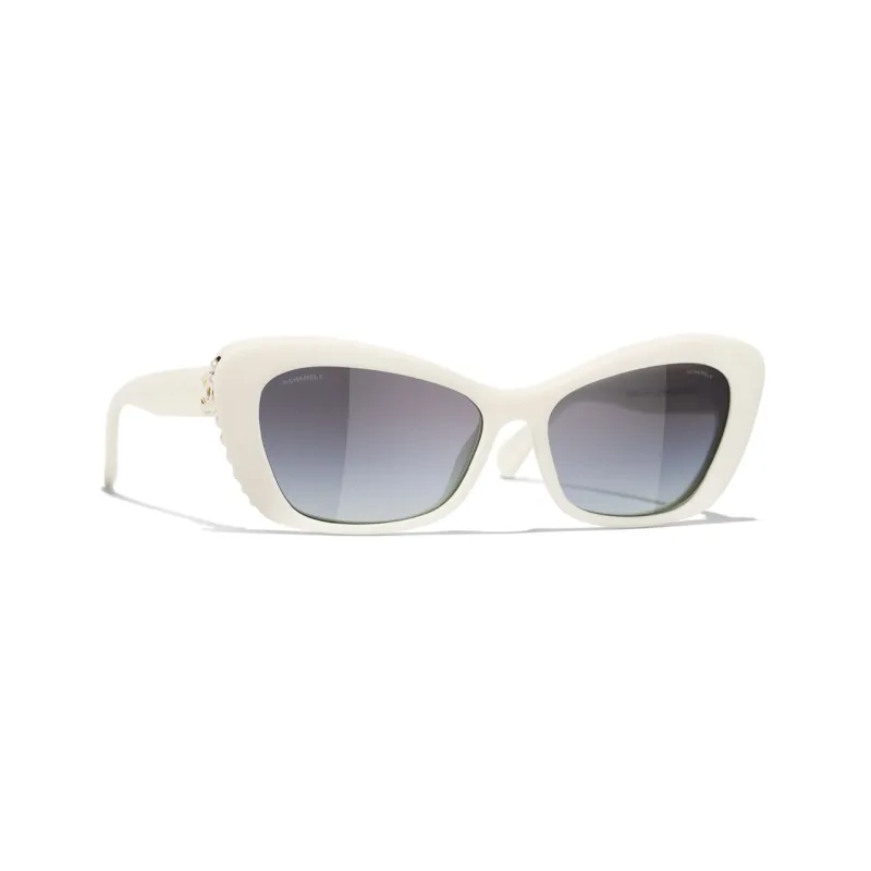 CHANEL Plate Frame Butterfly Sunglasses Unisex-2