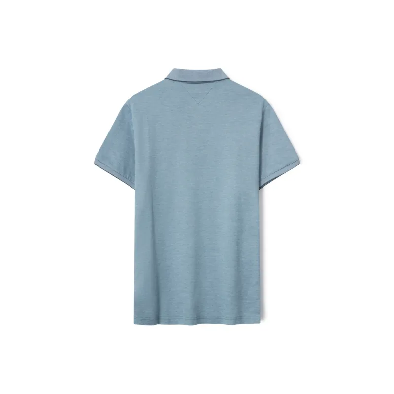 Tommy Hilfiger Polo Shirts Men Blue Gray MB6-1