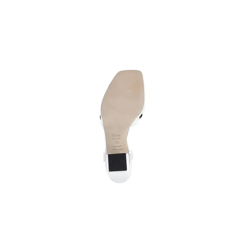 SERGIO ROSSI One Strap Sandals 12cm Women's White-4