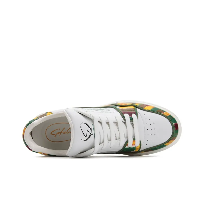 Satchi Stylish Skateboarding Shoes Men's White-3
