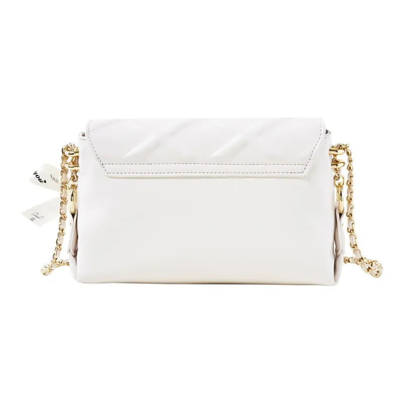 Miffy PU Shoulder Bags With Chain Crossbody Bags Regular Women's White/Black-2