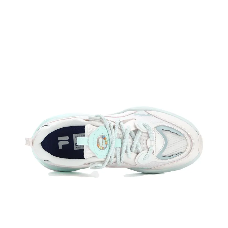 FILA FUSION Bubble Sneakers 'White Blue' Women's-3