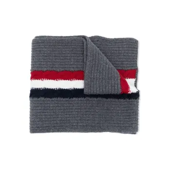 Moncler Logo patch Ribbed Scarf