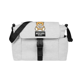 MOSCHINO Crossbody Bag Shoulder Bag Unisex Mixed Color Gray
