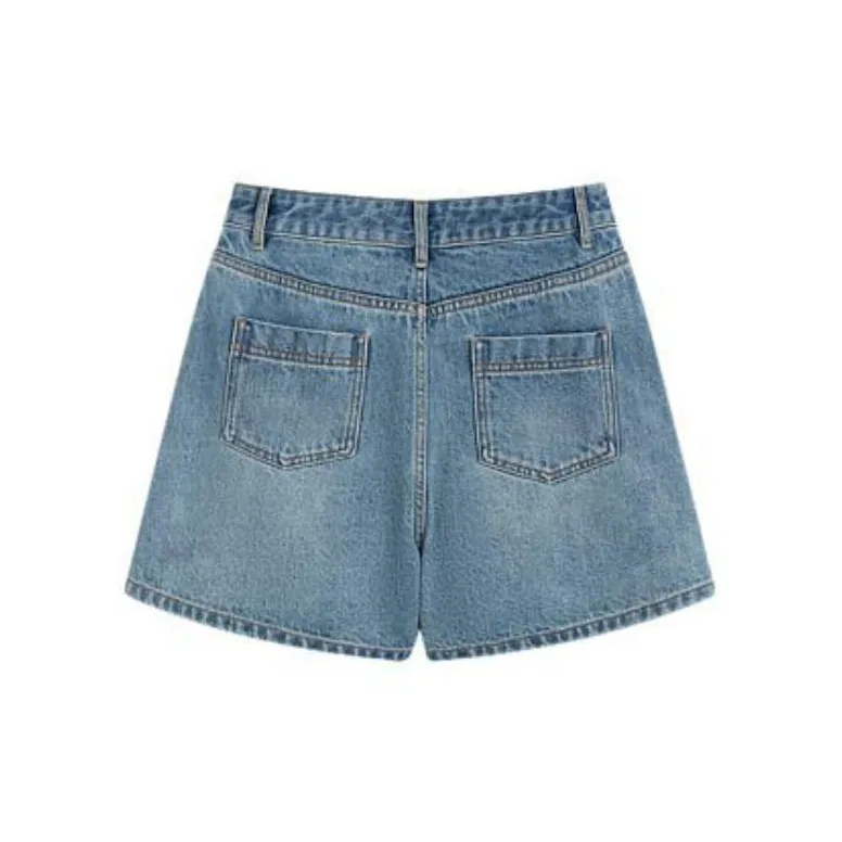 Broadcast SS23 Denim Shorts Women's Denim Blue-1