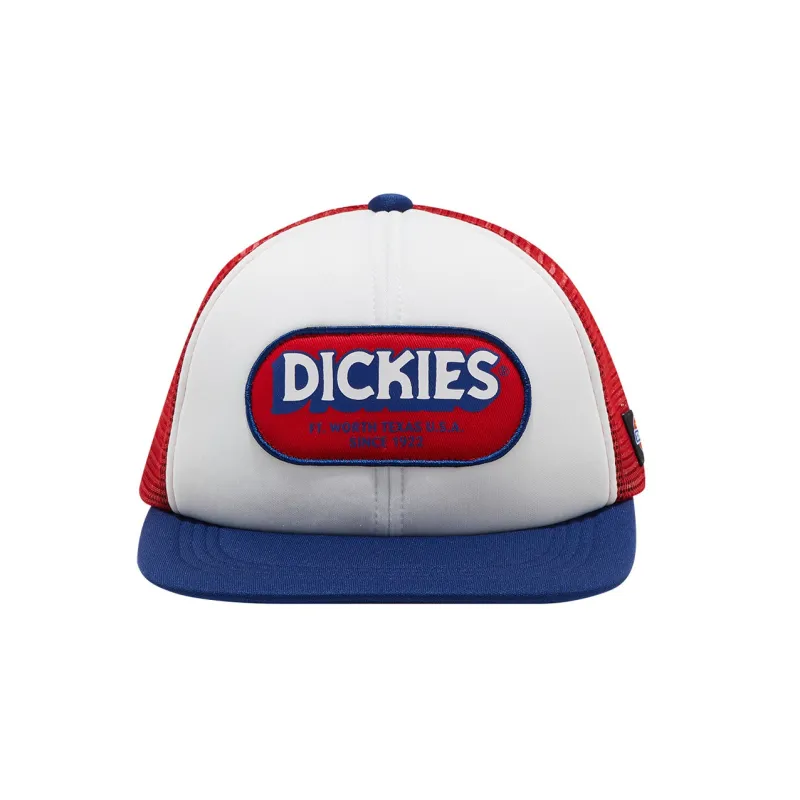 Dickies Baseball Caps Unisex White/Blue/Red-1