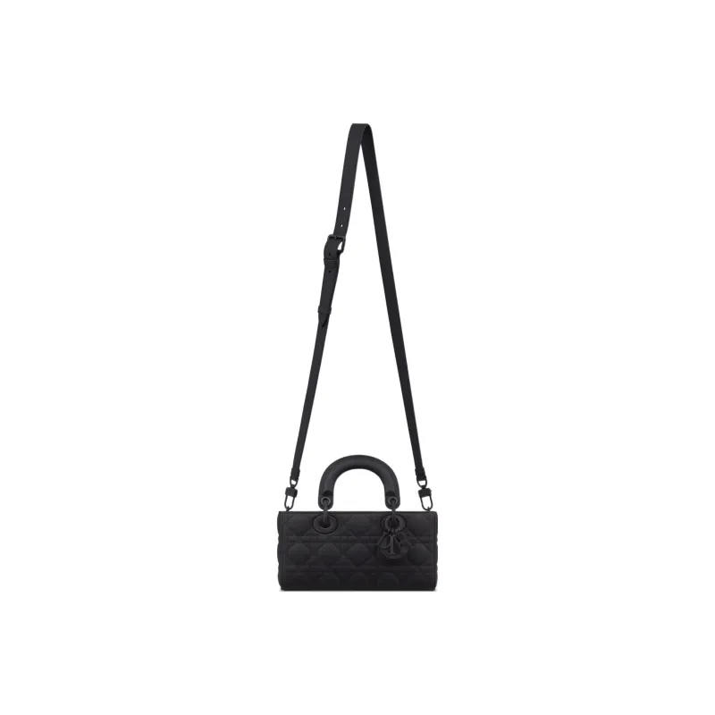 DIOR Lady D JOY Matte Cow Leather Lady Dior Bag, Shoulder Bag, Crossbody Bag, Handbag Trumpets Women's Black-5