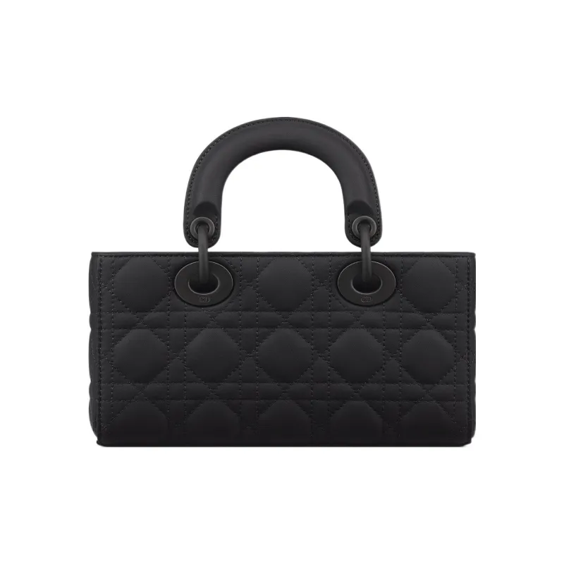 DIOR Lady D JOY Matte Cow Leather Lady Dior Bag, Shoulder Bag, Crossbody Bag, Handbag Trumpets Women's Black-2