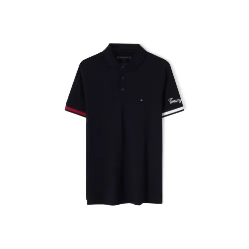 Tommy Hilfiger Polo Shirts Men Navy Blue