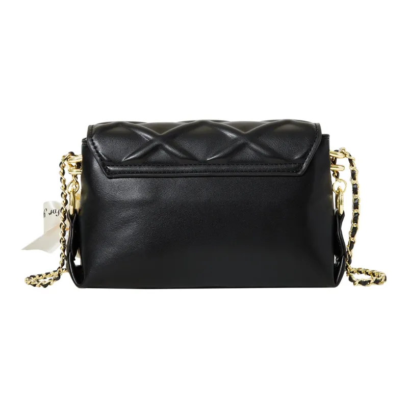 Miffy PU Shoulder Bags With Chain Crossbody Bags Regular Women's White/Black-8