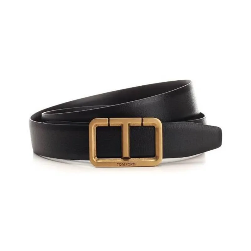 TOM FORD Buckle Leather Belt-1