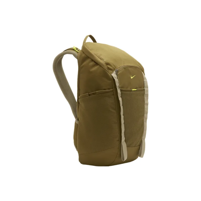 Nike Fabric Backpack Unisex High Rise Cannon Olive Green/Olive Green/Atomic Green-1
