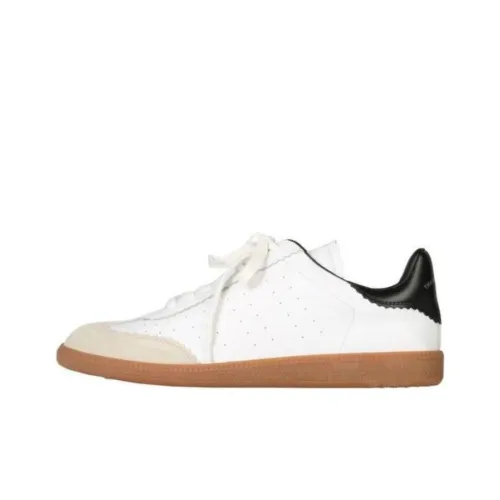 ISABEL MARANT Skateboard Shoes Men Low-Top White/Black