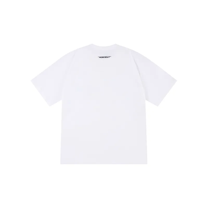 WORKSOUT Drop Shoulder Sleeve T Shirt Unisex-4