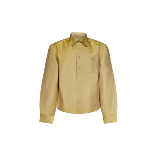 Martine Rose Shirts Men Gold