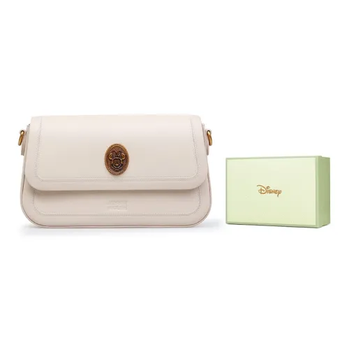 Disney Minnie Series PU Crossbody Bag Shoulder Bag Women's Ecru