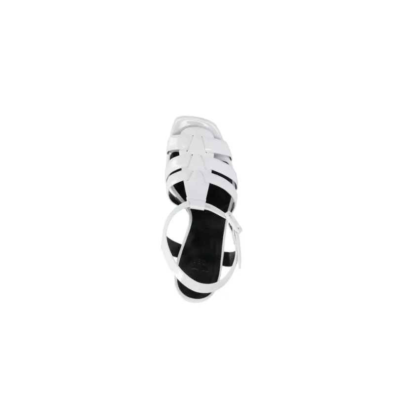 SERGIO ROSSI One Strap Sandals 12cm Women's White-3