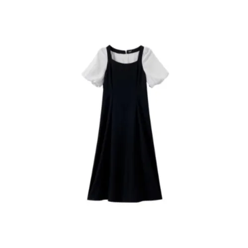 Inman Short-Sleeved Dresses Women's Black