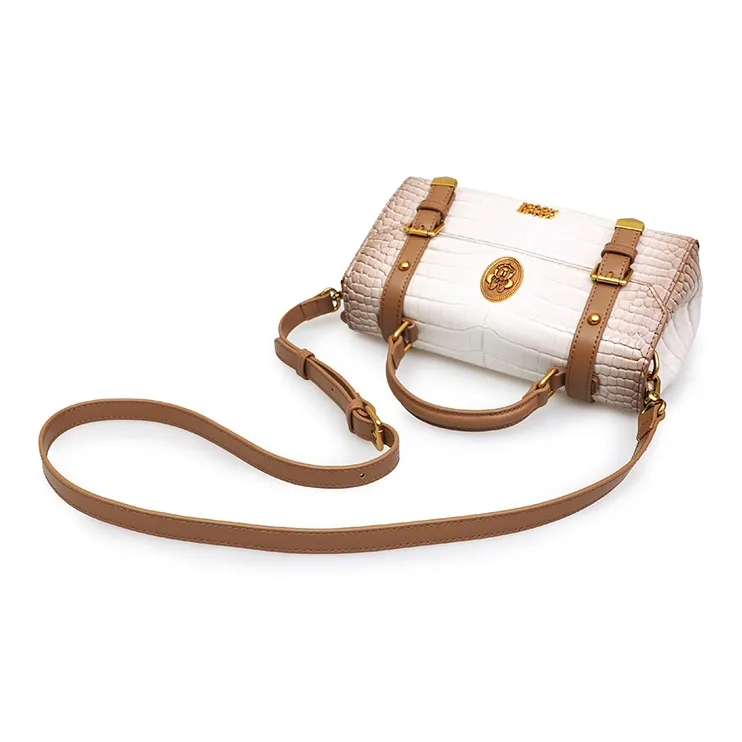 Disney Minnie Series PU Satchel Bag One Shoulder Handbag Crossbody Bag Clutch Women's Brown-2