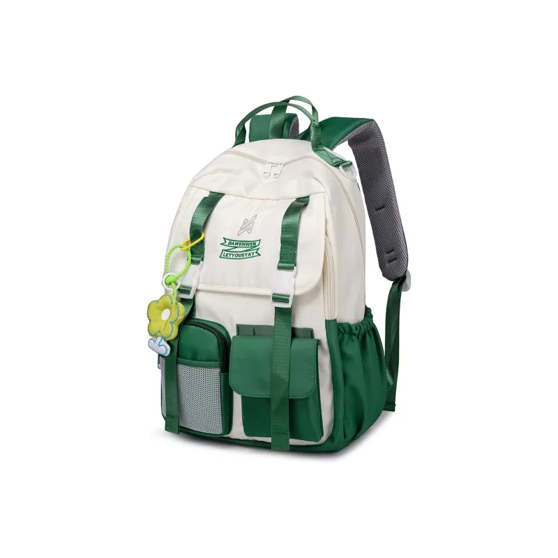 NOMK Nylon Canvas Travel Bag Handbag Laptop Bag Backpack Regular Unisex Multicolor-8