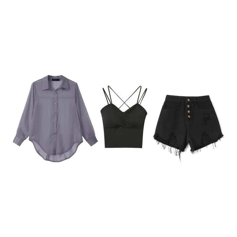 EIDOLON GRAIN Shirt Matching Set Women's-2